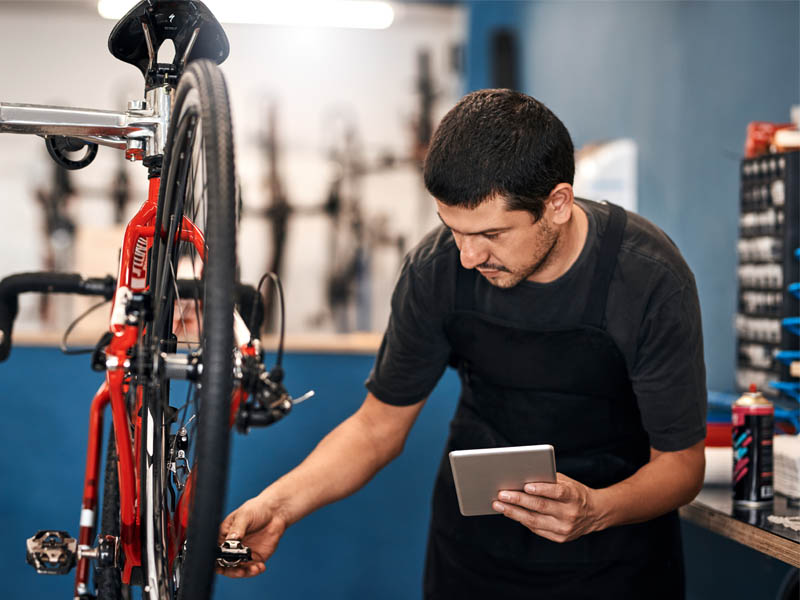 bike com tablet